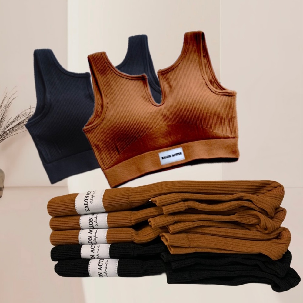 Summer sale: Caramel Brown - Ultimate Tiffany Ribbed Bra